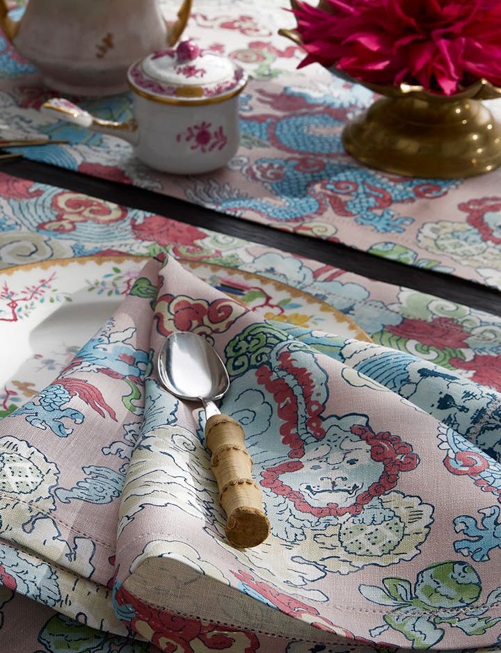A closeup of a table featuring Magic Mountain.