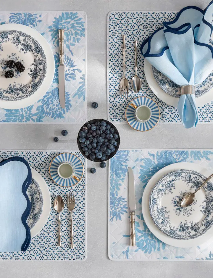 An overhead view of Reversible Placemats