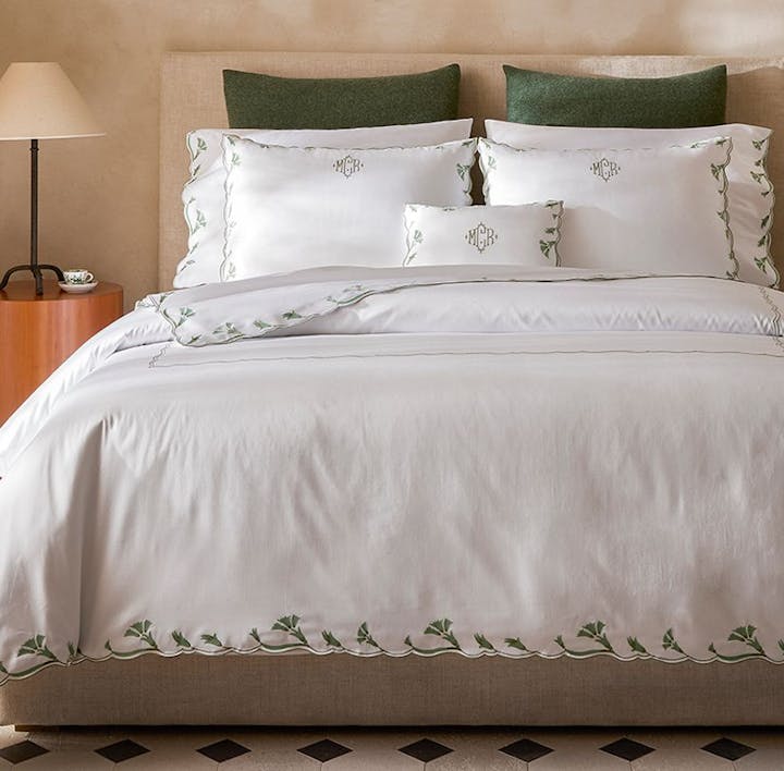 A view of Marcella bed linens