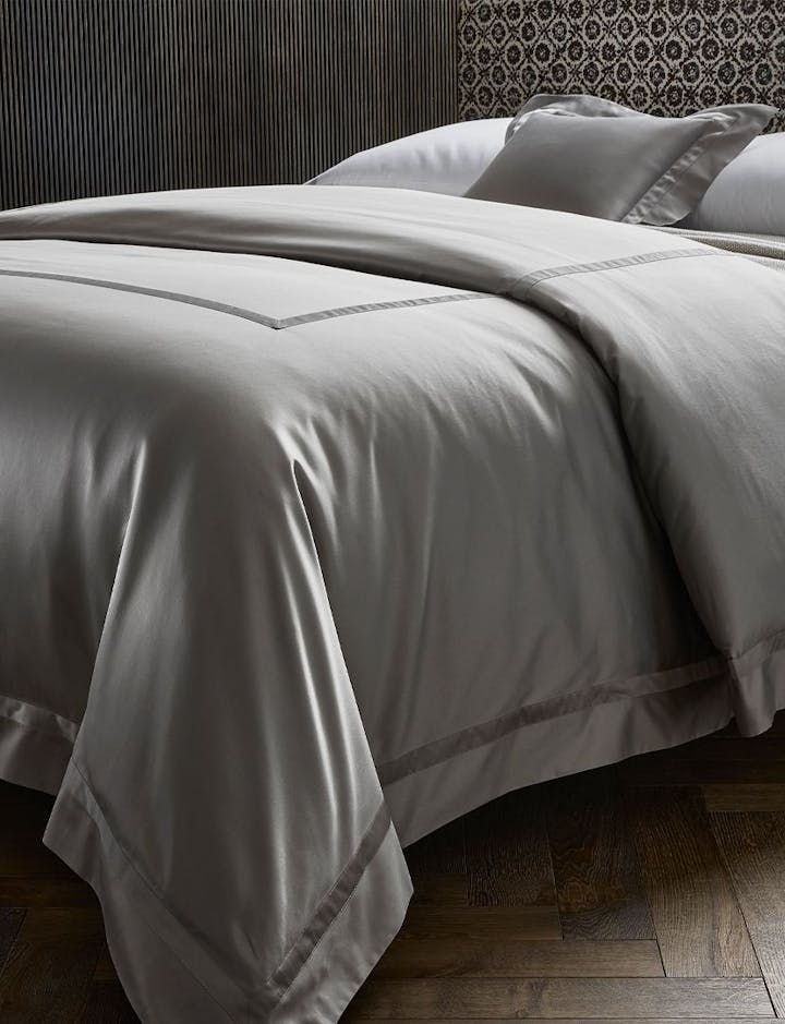 A view of Nocturne on a bed.