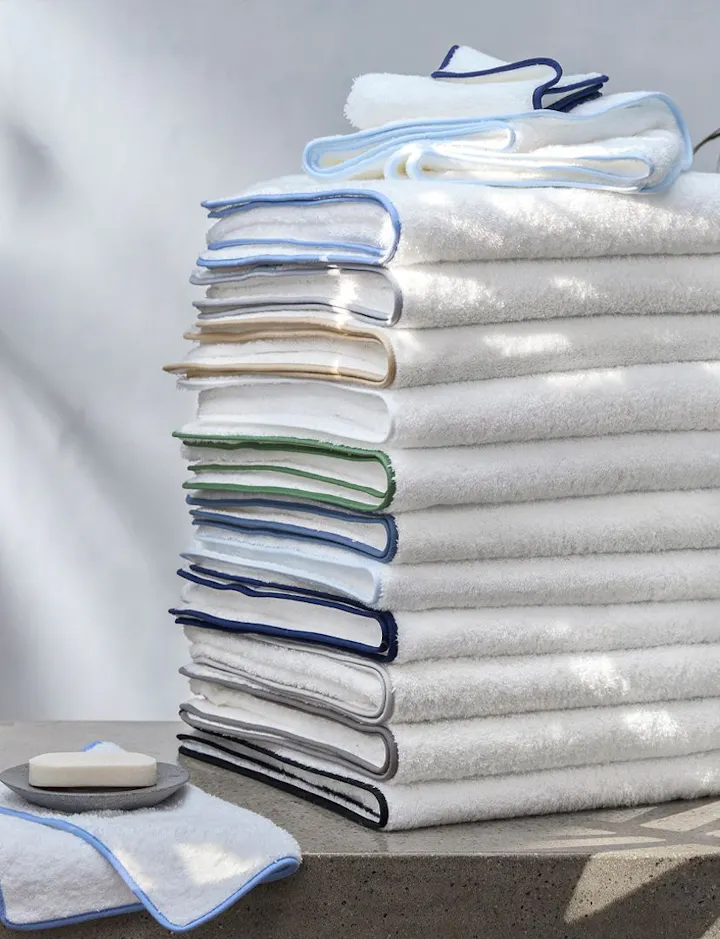 A view of a stack of Cairo towels