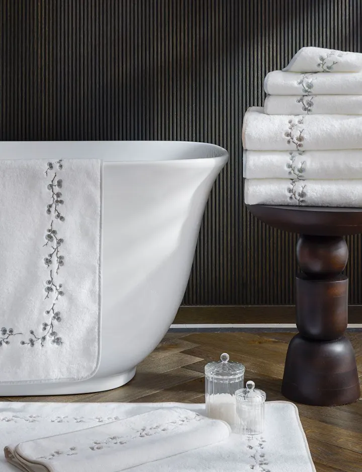An view of Jasmine Giza Bath Towels